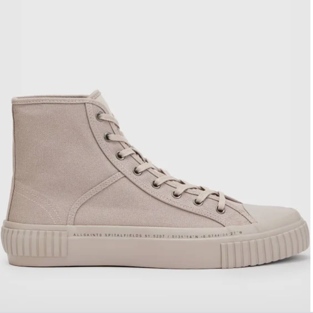 AllSaints Douglas Script High Top size 8
